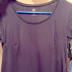 H&M fitted maternity tee - Navy maternity BOGO